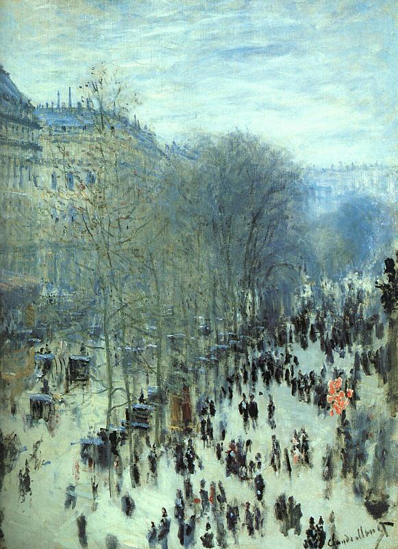 Claude Monet Boulevard des Capucines oil painting image